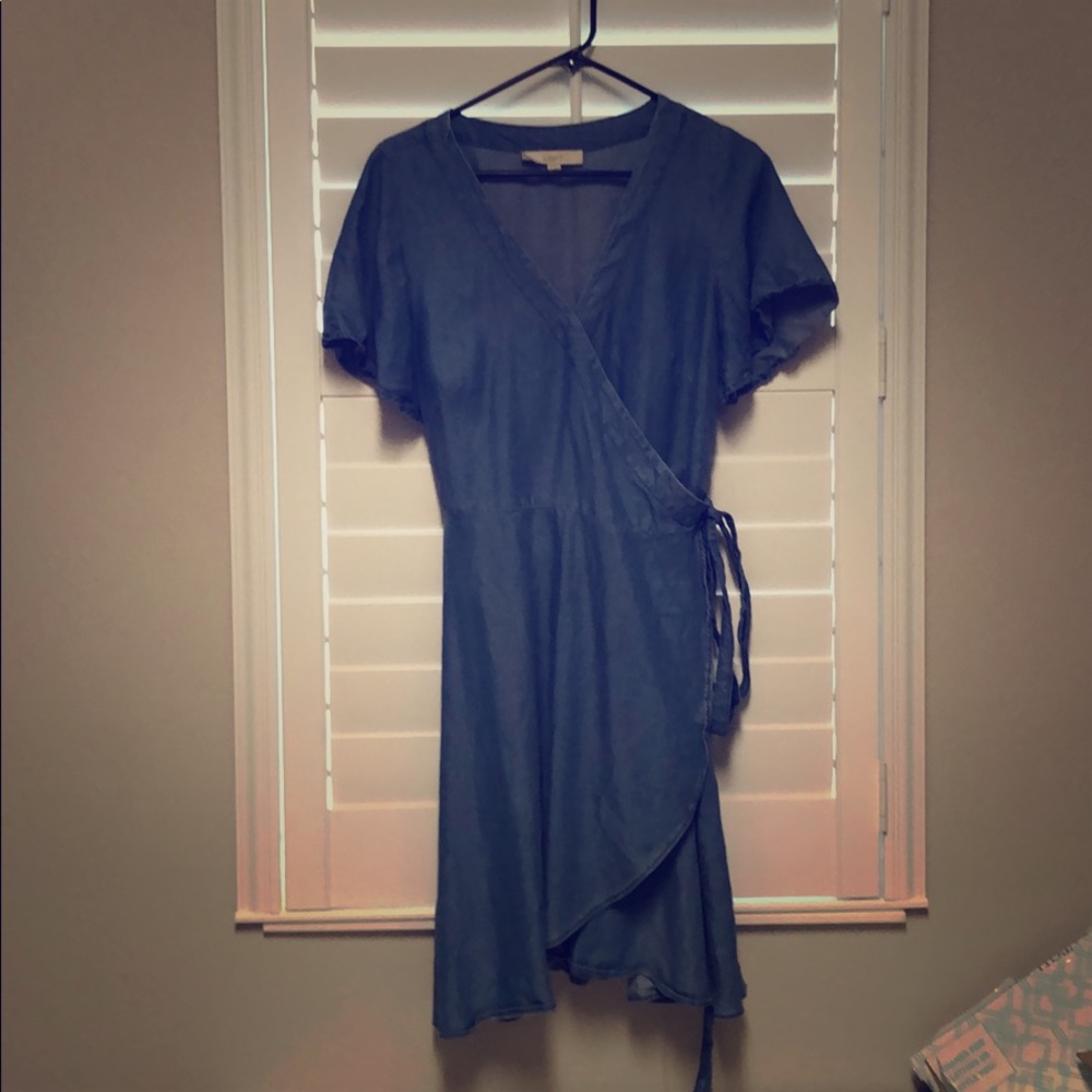 Denim Ann Taylor Loft Dress